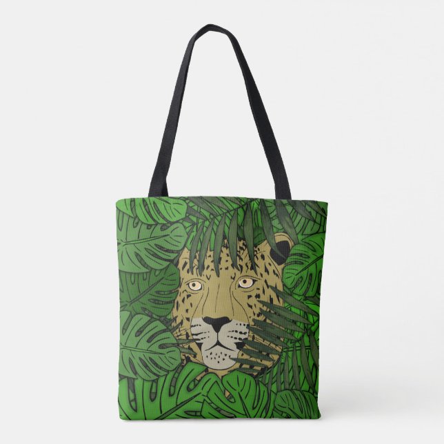 Jungle Cat #2 Tote Bag (Back)
