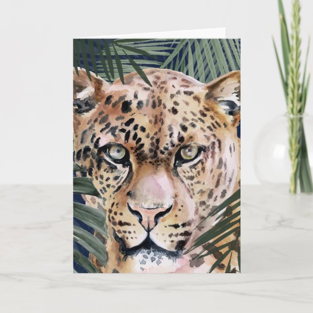 Jungle Cat - Cheetah Card (Front)