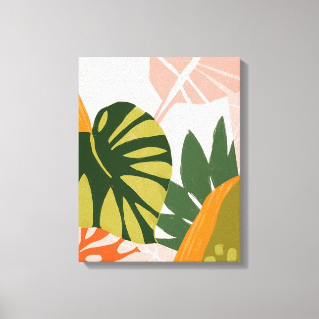 Jungle Collage I Canvas Print (Front)