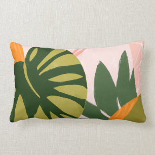 Jungle Collage I Lumbar Cushion