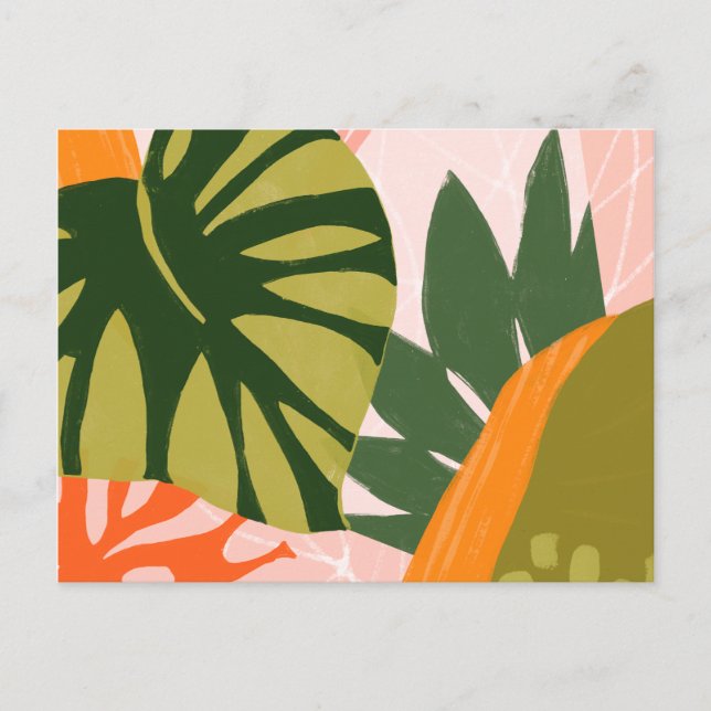 Jungle Collage I Postcard (Front)