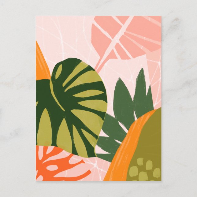 Jungle Collage I Postcard (Front)