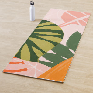 Jungle Collage I Yoga Mat