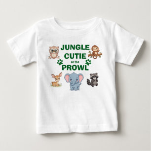 Jungle Cutie on the Prowl Birthday Gift Baby T-Shirt