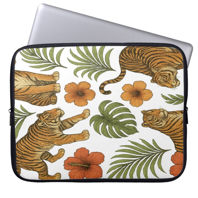 Jungle Elegance Laptop Sleeve (Front)
