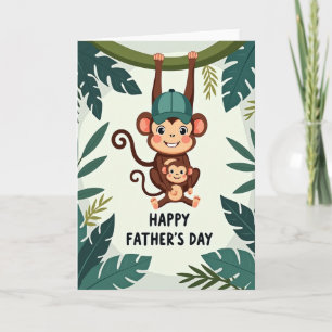 Jungle Fathers Day Scene Card