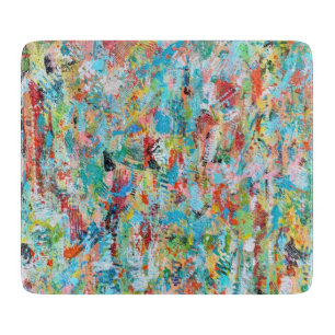 Jungle Fever Deco Glass Cutting Board