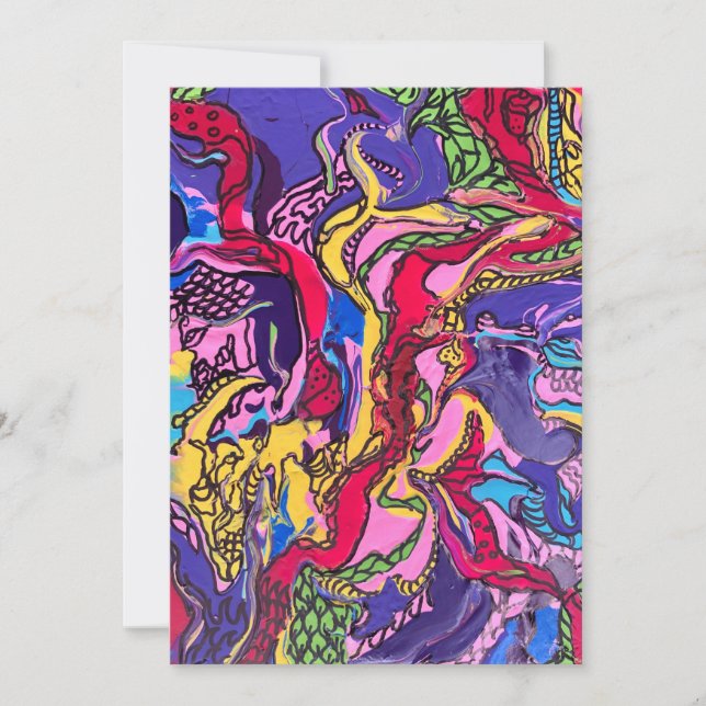 ‘Jungle Fever’ Design Greeting Card (Front)