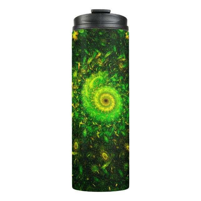 Jungle Fever Fractal Thermal Tumbler (Front)