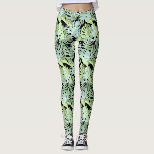 Jungle Floral Pattern 2 Leggings