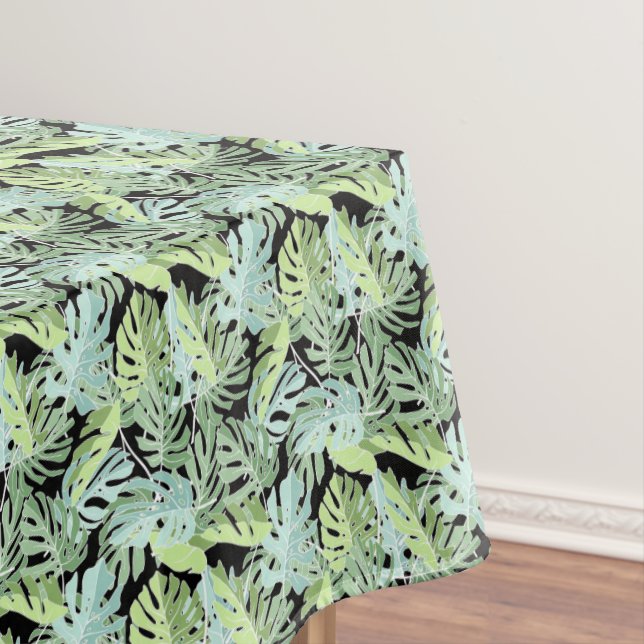 Jungle Floral Pattern 2 Tablecloth (In Situ)