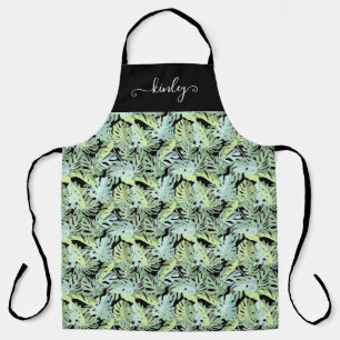 Jungle Floral Pattern Apron