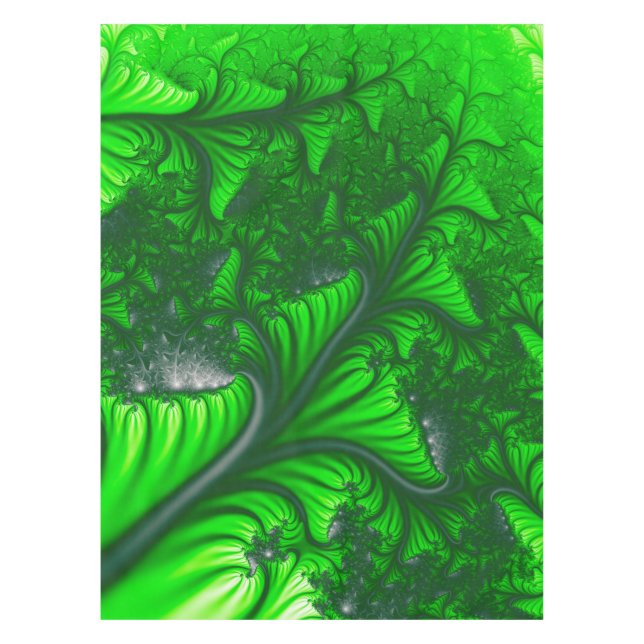 Jungle fractal tablecloth (Front)