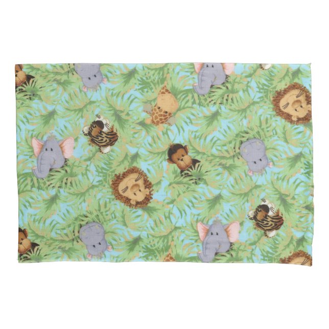 Jungle Friends Pillowcase (Front)