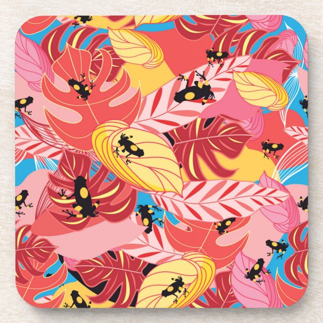 Jungle Frogs Coaster (Front)