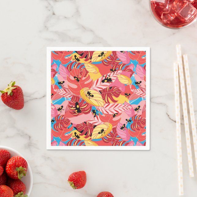 Jungle Frogs Napkin (Insitu)