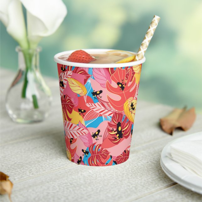 Jungle Frogs Paper Cups (Insitu)