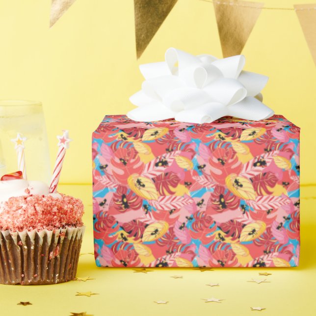 Jungle Frogs Wrapping Paper (Birthday Party)