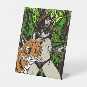 Jungle Girl 024 Pedestal Sign