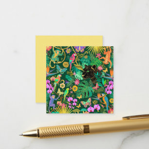 Jungle Golden Fantasy Surreal Exotic Enclosure Card