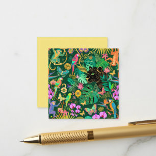 Jungle Golden Fantasy Surreal Exotic Enclosure Card
