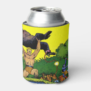 Jungle Gorilla's Lair Vintage Comics Can Cooler