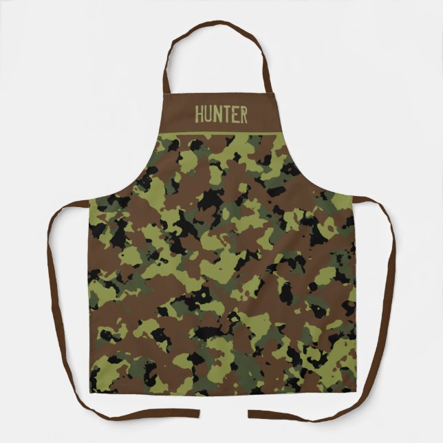 Jungle Green Camo Custom Apron (Front)
