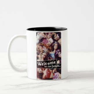 jungle grl Two-Tone coffee mug