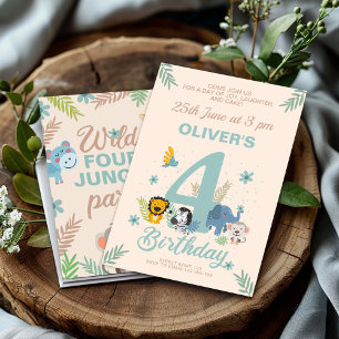 Jungle Hero Birthday Party Invite