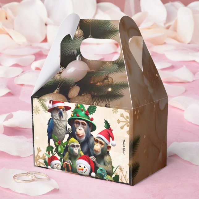"Jungle Holiday Cheer" Favour Box (Wedding)