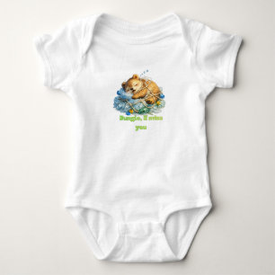 Jungle, I Miss You – Bear Baby Bodysuit