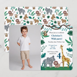 Jungle invitations
