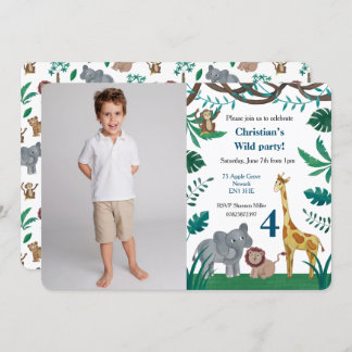 Jungle invitations