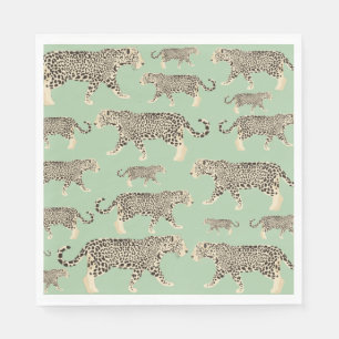 Jungle Jaguar Animal Pattern  Napkin