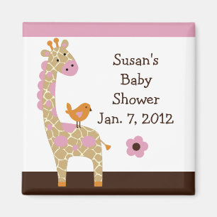 Jungle Jill Giraffe Magnet/Keepsake/Party Favour Magnet