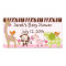 Jungle Jill/Girl Animals Baby Shower Poster/Banner
