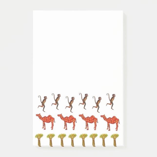 Jungle Jingle  Drawing Post-it Notes (Front)