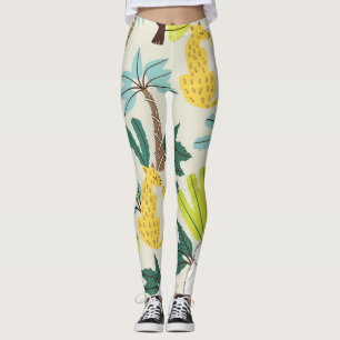 Jungle Joy: Cartoon Animal Fun Leggings