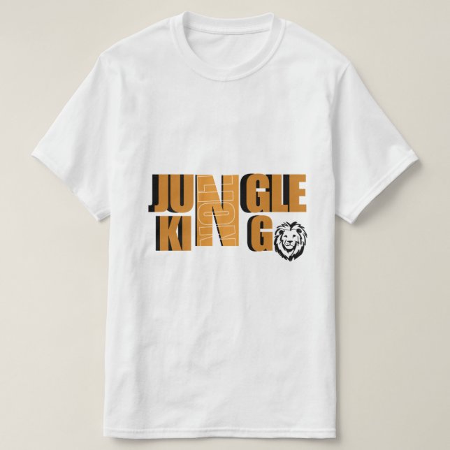 Jungle king theme design T-Shirt (Design Front)