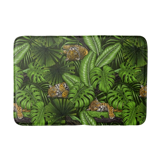 Jungle kitties bath mat (Front)