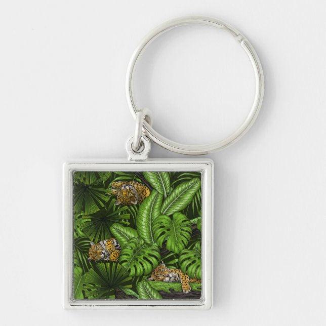 Jungle kitties key ring (Front)