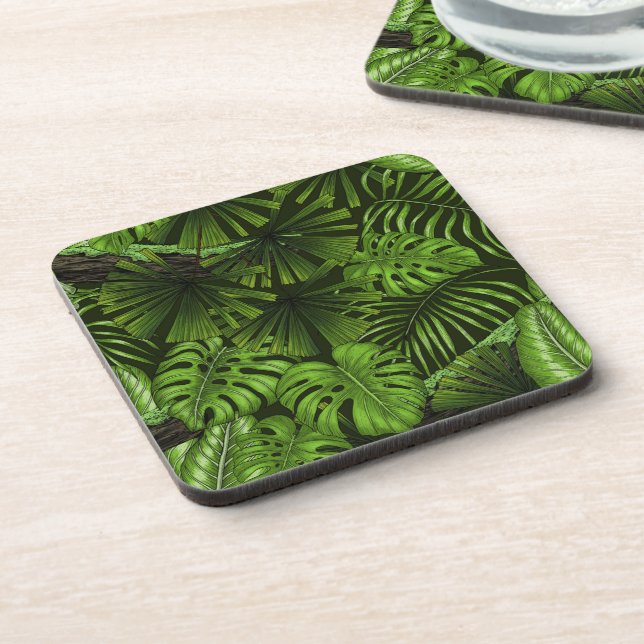 Jungle leaves coaster (Left Side)