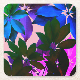 Jungle leaves Custom Coasters
