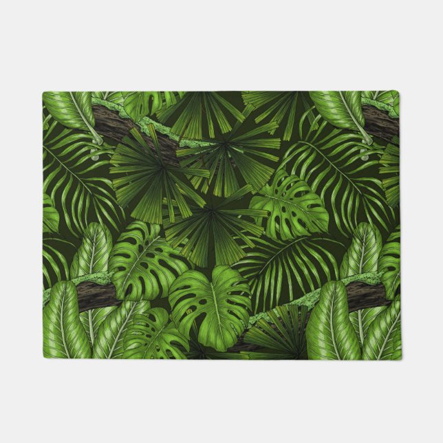Jungle leaves doormat (Front)