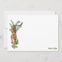 Jungle Leopard Watercolor Custom Birthday Party