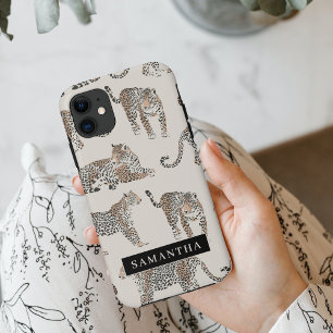 Jungle Leopard Wild Animal Pattern   iPhone 11 Case