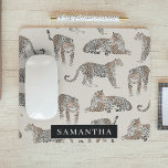 Jungle Leopard Wild Animal Pattern   Mouse Mat<br><div class="desc">Jungle Leopard Wild Animal Pattern</div>