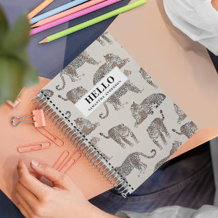 Jungle Leopard Wild Animal Pattern   Notebook