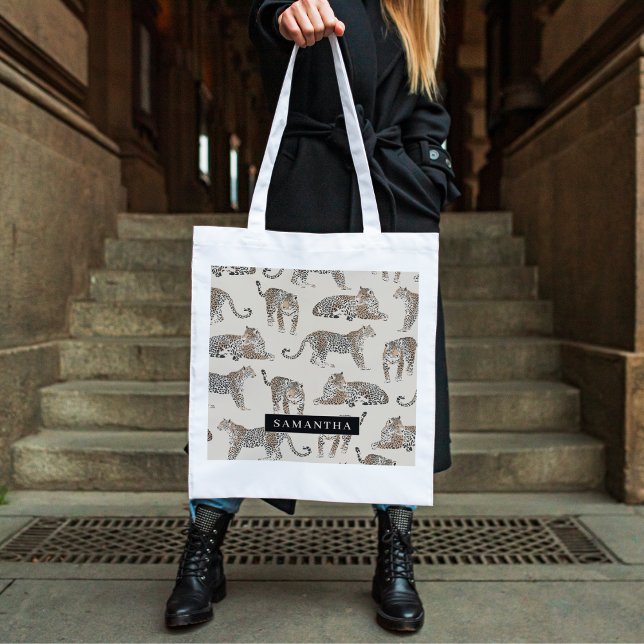 Jungle Leopard Wild Animal Pattern   Tote Bag (Creator Uploaded)