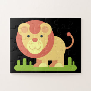 jungle lion puzzle